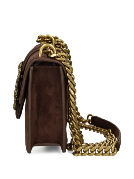 Body Just Cavalli cu model piele de șarpe cu bretele maro