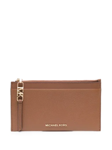 Δερμάτινο μακρύς πουκάμισο Michael Michael Kors με σχέδιο μαύρο