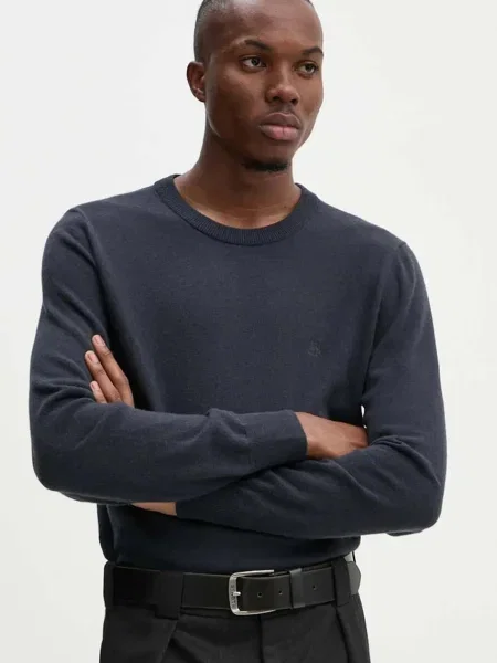 Marc O'Polo pulover din amestec de lana barbati marin light albastru