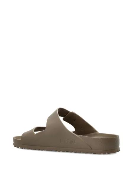 Papuci Birkenstock cu cataramă maro