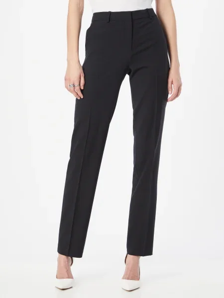 BOSS Black Pantaloni cu dungă TAMEAH' negru
