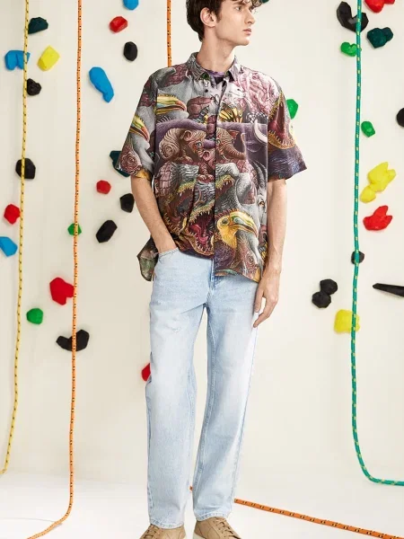 Košile Medicine více barev regular s klasickým límcem