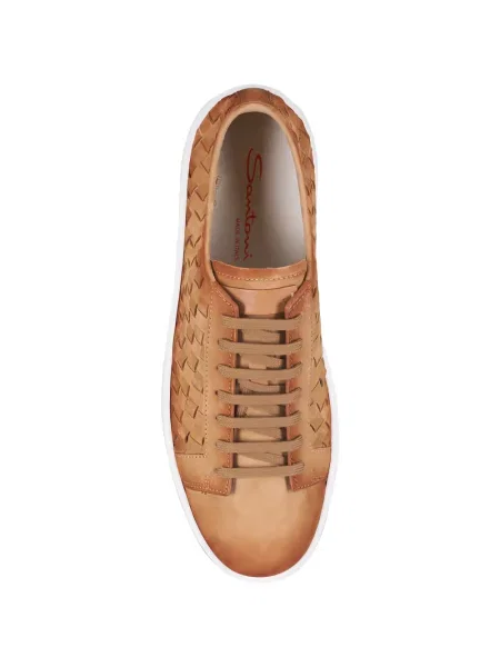 Sneakerși Santoni maro