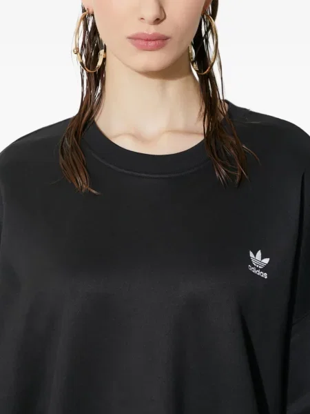 Papuci Adidas cu broderie alb