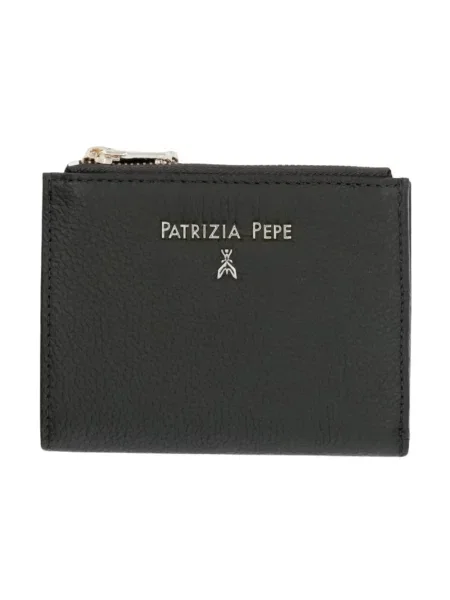 Patrizia Pepe portfel skórzany czarny