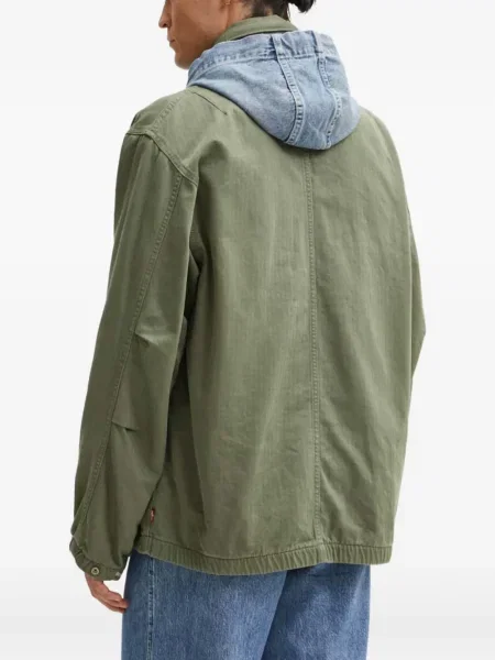 Blugi drepți Levi's® zdrențuiți negru