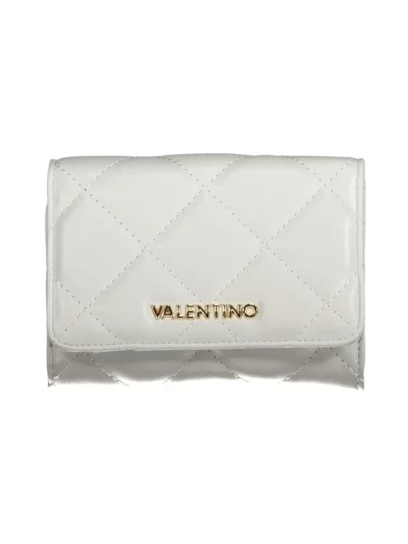 Lniany portfel Valentino Bags szary