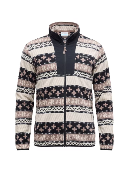 COLUMBIA Jachetă fleece funcțională Sequoia Grove™ II / deschis / negru / alb bej