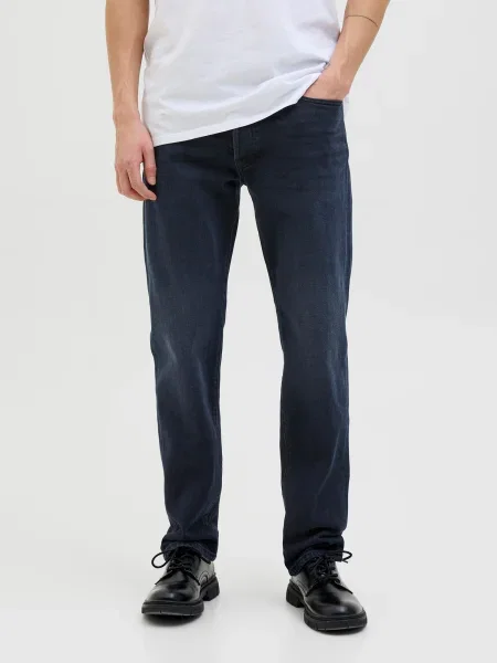 JACK & JONES Džínsy JJICLARK JJPREMIUM denim čierny