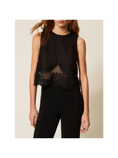 Top Twinset czarny