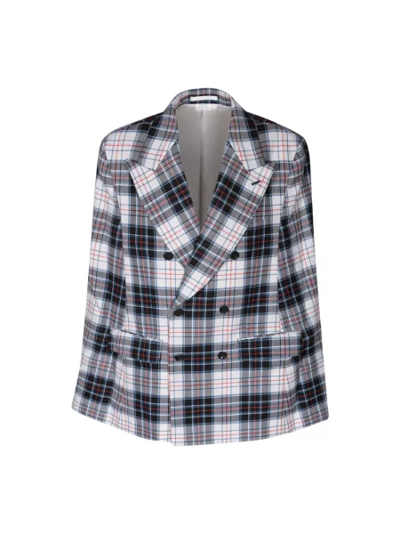 Garnitur Comme Des Garcons wełniany biały