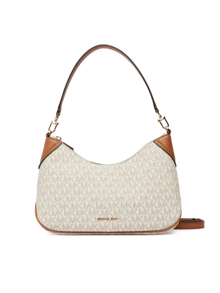 MICHAEL Michael Kors Torba za na rame ecru/prljavo bijela / konjak bež