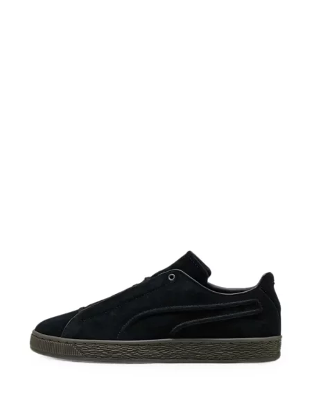 Sneakerși Puma Suede cu șireturi din dantelă negru
