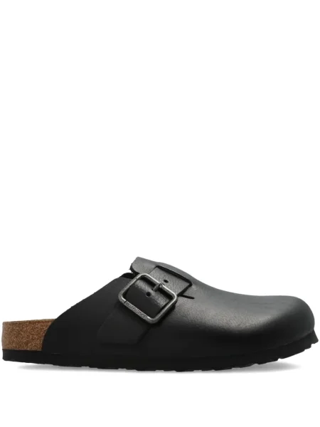 Papuci tip mules Birkenstock negru