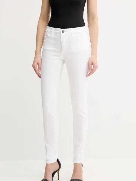 Дънки Armani Exchange бежово бяло