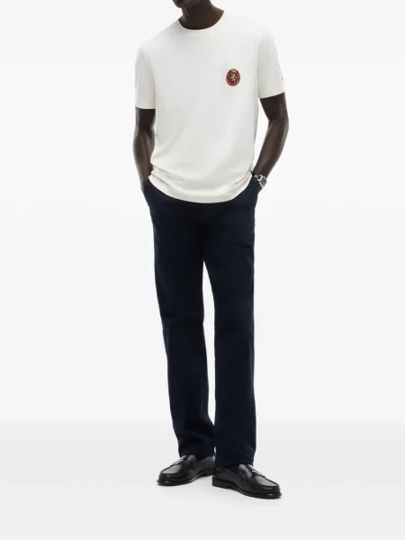 Tricou Tommy Hilfiger cu buzunare aplicate alb