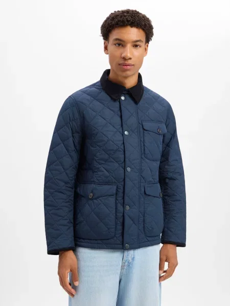 Barbour kurtka pikowana Mężczyźni M niebieski