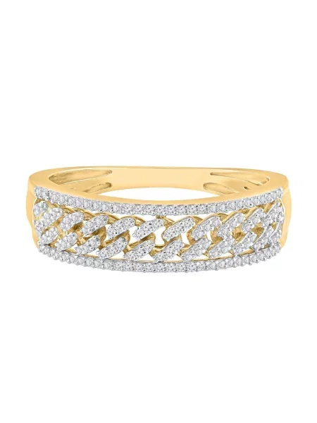 Diamant Exquis Prsteň Ring aus Gelbgold mit Diamant zlatá
