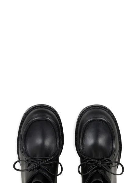 Pantofi derby Etro cu șireturi din piele negru
