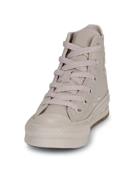 Členkové topánky Converse béžová
