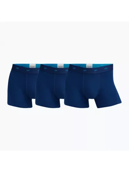 Мъжки боксерки Bamboo Trunk FSC 3 чифта тъмносини синьо