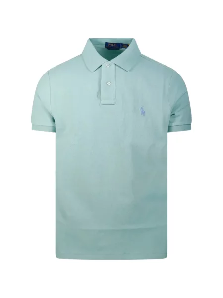 Tricou polo Polo Ralph Lauren cu broderie albastru