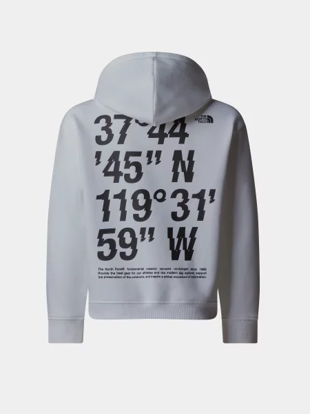 Детское худи The North Face белое