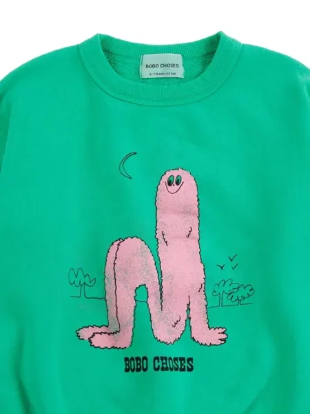 Bluza dziecięca Bobo Choses zielona