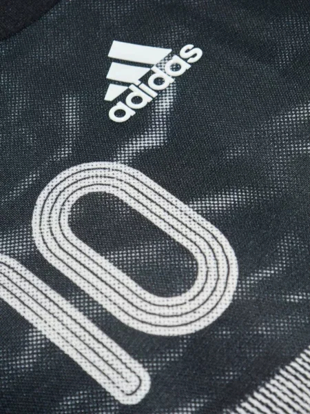 Tricou Adidas cu dungi cu imagine din jerseu verde