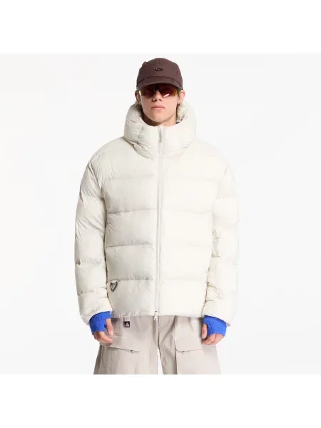 Jachetă Nike ACG Lunar Lake PrimaLoft® Therma-FIT ADV Loose Hooded Jacket Lt Orewood Brn/ Summit White S alb