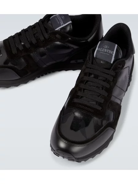 Sneakerși Valentino Garavani din piele negru