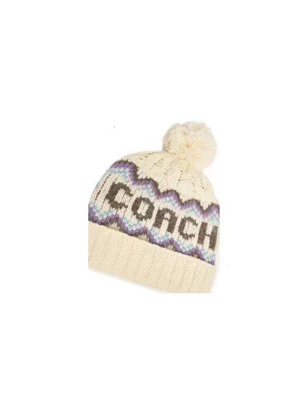 Kepurė Coach Écru