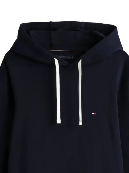 Суичър с качулка Tommy Hilfiger бродиран синьо