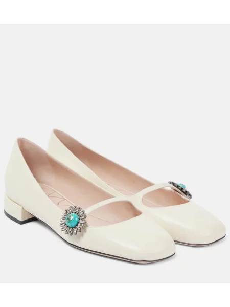 Pantofi cu toc Valentino Garavani din piele alb