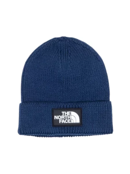 Czapka The North Face z logo niebieska