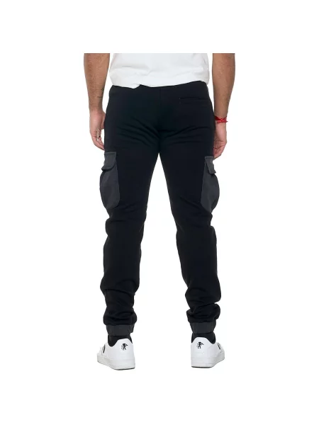 Pantaloni cargo Leone 1947 negru