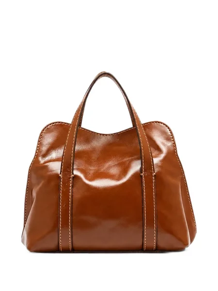 Geantă shopper Gianni Chiarini din piele maro