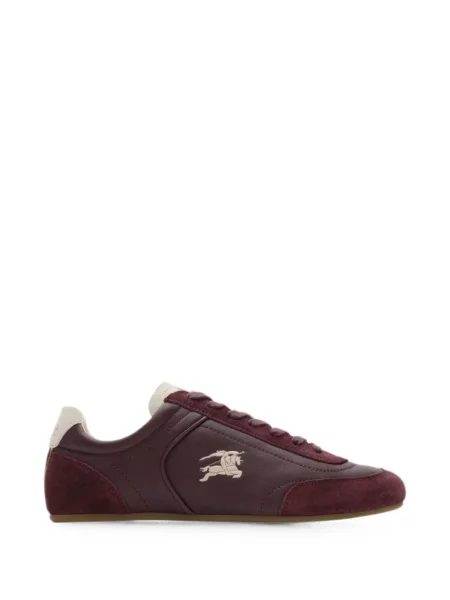 Sneakerși Burberry din piele violet