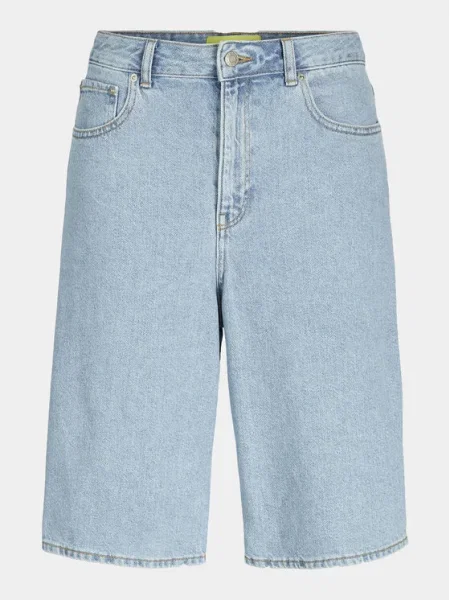 JJXX Pantaloni scurți de blugi Eda Wide Leg albastru