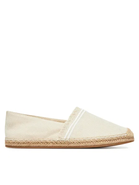 Еспадрили Tommy Hilfiger FRINGE CANVAS CLOSED ESPADRILLE бежово