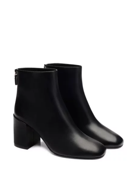 Кожени боти до глезена Stuart Weitzman черно