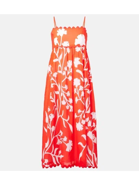 Rochie midi Juliet Dunn cu imagine până la genunchi de costum roșu