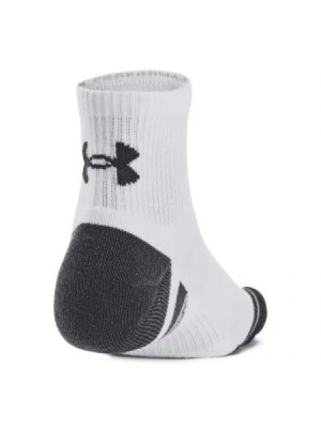 Ponožky Under Armour Performance Tech 3 pary white/white/jet gray bílé