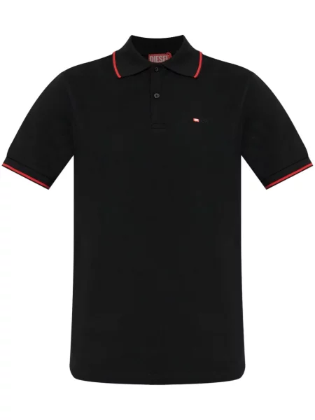 Поло тениска Diesel черно