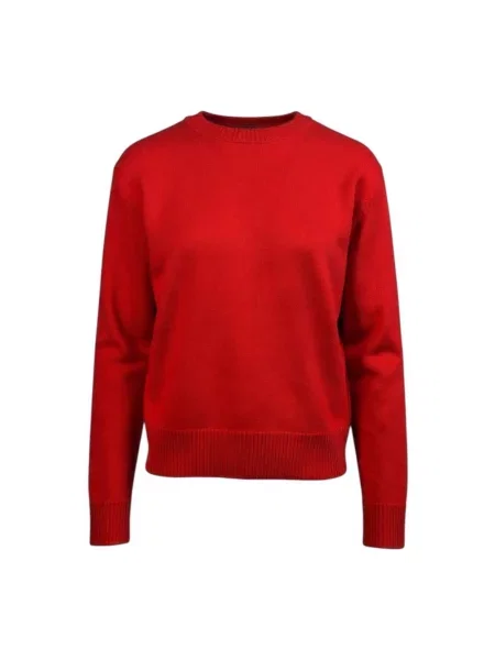 Sweter Mc2 Saint Barth wełniany czerwony