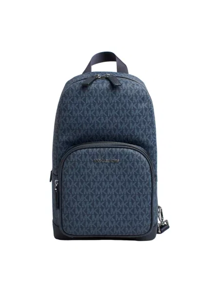 Torba crossbody Michael Kors z nadrukiem niebieska