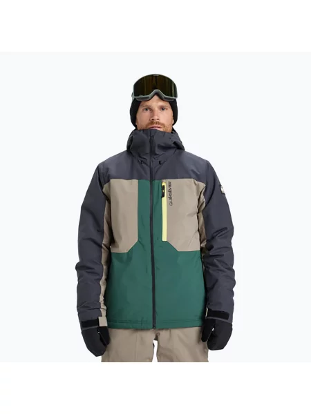 Kurtka snowboardowa Quiksilver Dawson zielona
