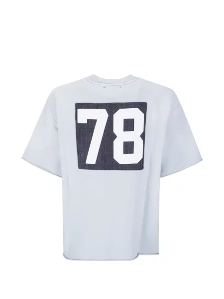 Tricou Golden Goose cu imagine albastru
