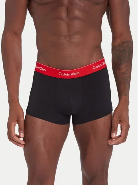 Boxerky Calvin Klein Underwear s nízkým pasem bílé