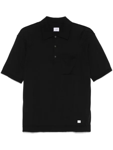 Tricou polo C.p. Company cu autograf negru